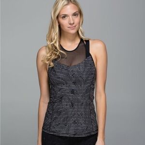 “LULULEMON” Running in the City Mesh Tank Top